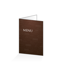 Menu - Typo chocolat : 4PA5