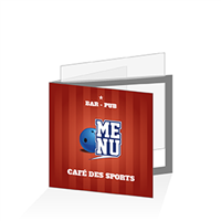 Porte menu - Sport bowling : 21x21