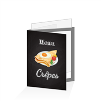 Porte menu - Restauration rapide crepes : A5