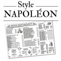 Set de table - Journal style Napoléon